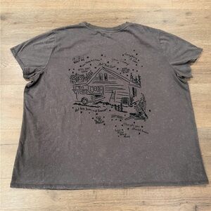 Morgan Wallen Maurice’s Stone Washed Grey Short Sleeve Graphic Shirt Western